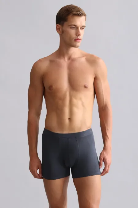 Mısırlı BAMBOO ZEUS Regular Fit Boxer Anthracite