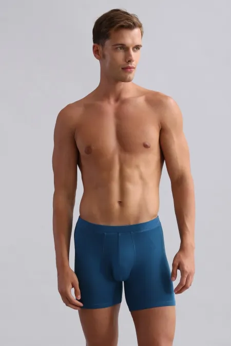 Mısırlı BAMBOO ZEUS Regular Fit Long Boxer Petrol