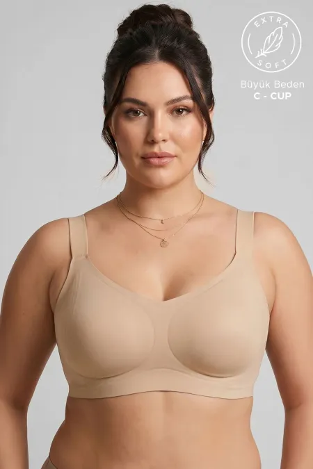 Egyptian Shaping Laser Cut Bra Beige Egyptian Shaping Laser Cut Bra Beige