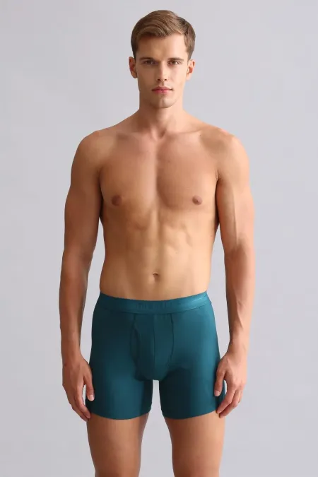 Mısırlı Modal By TENCEL SPARTACUS PLUS PERFORMANCE Long Boxer Fit Green