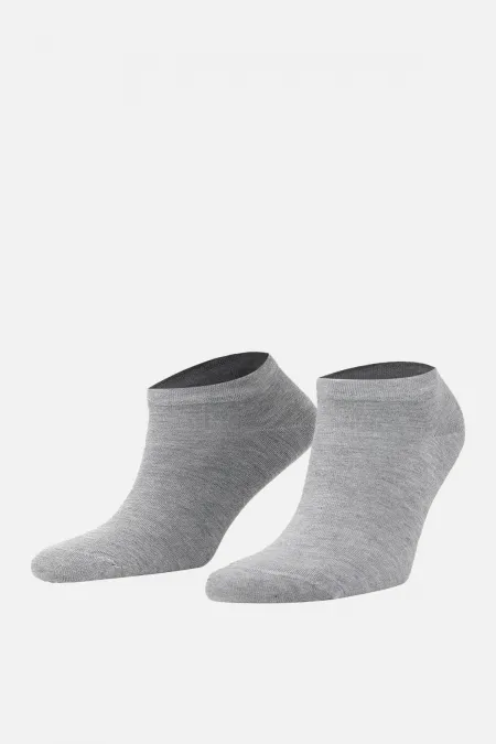 Chaussettes d'été simples en bambou pour femmes égyptiennes, grises