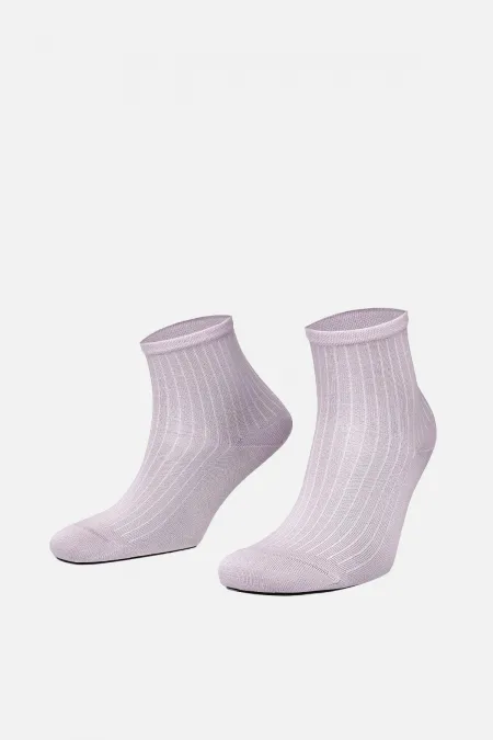 Mısırlı Women's Mercerized Single Sock Pastel Pink