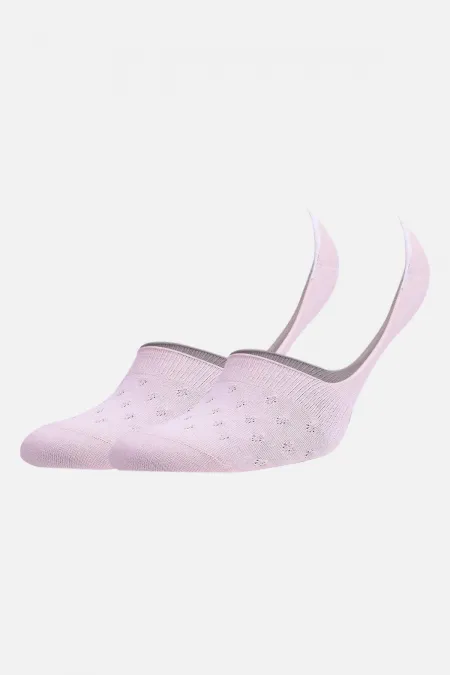 Chaussettes de ballet d'été roses en coton égyptien pour femmes