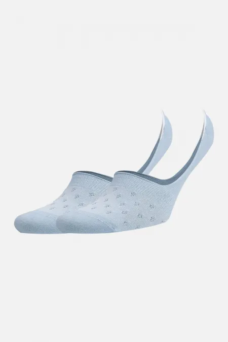 Chaussettes de ballet d'été en coton simple pour femmes égyptiennes, bleues