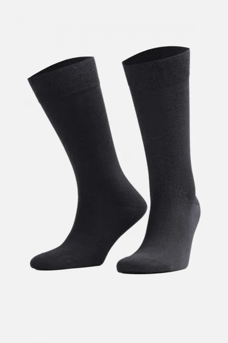 Mısırlı Erkek Modal Tekli Soket Çorap Füme