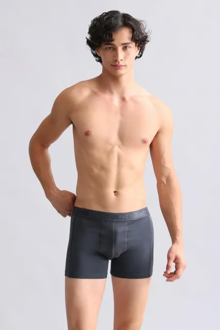 Mısırlı Modal By TENCEL Compact Cotton Klasik Boxer Antrasit