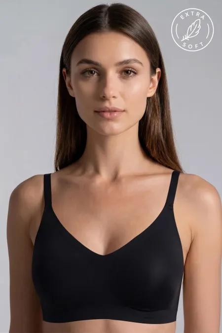 Egyptian Laser Cut Bra Black Egyptian Laser Cut Bra Black