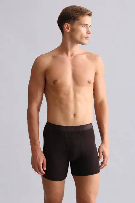 Mısırlı Modal By TENCEL SPARTACUS PLUS PERFORMANCE Long Boxer Brown