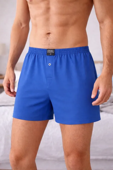 Mısırlı Men's Cotton Ares Boxer Indigo