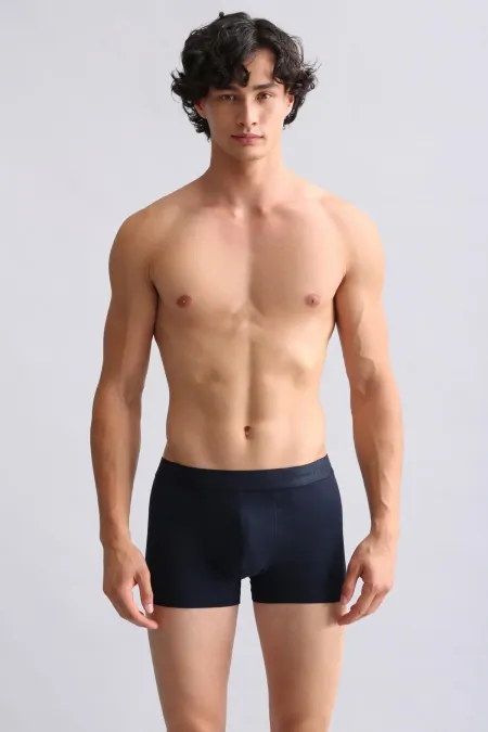 Mısırlı ORGANIC Pamuklu Compact Cotton Klasik Boxer Lacivert