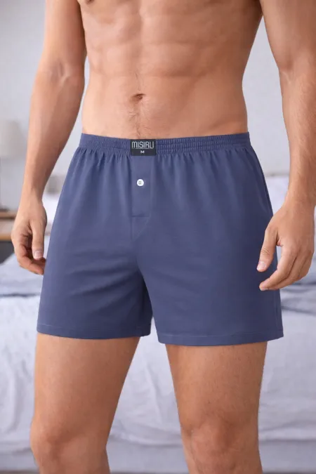 Mısırlı Erkek Pamuklu Ares Boxer Füme