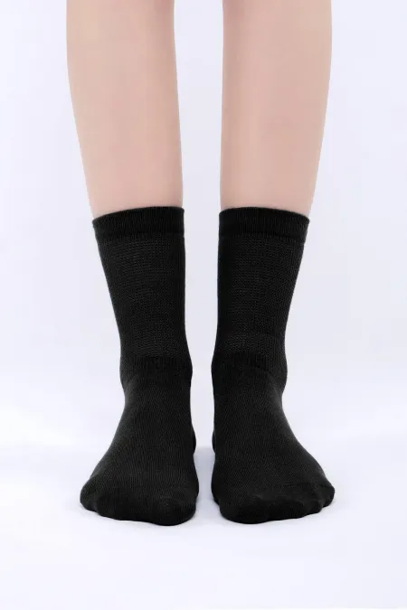 Mısırlı Kadın Modal Tekli Soket Çorap Siyah