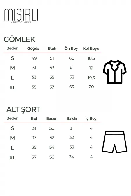 Viskon Kısa Kollu Askılı Tişört Şort Takım İndigo
