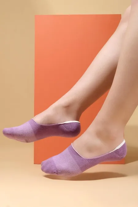 Chaussettes de ballet d'été simples en modal pour femmes égyptiennes, violettes