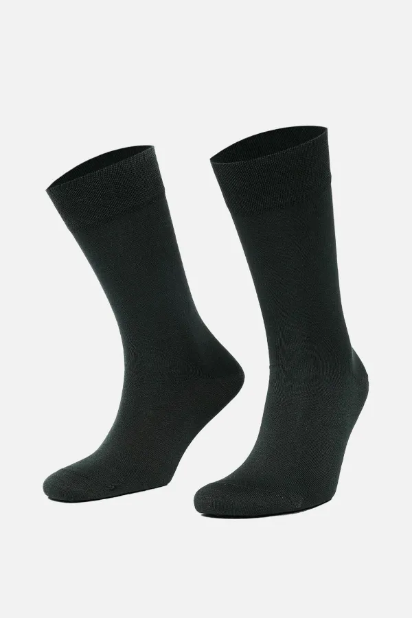 Mısırlı Men's Mercerized Single Summer Ankle Socks Green