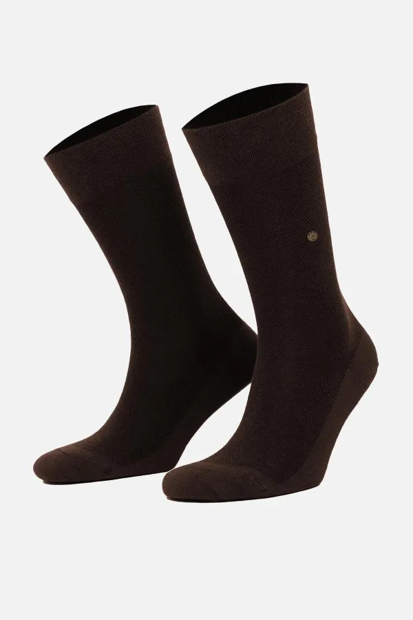 Mısırlı Men's Organic Cotton Single Socket Socks Brown