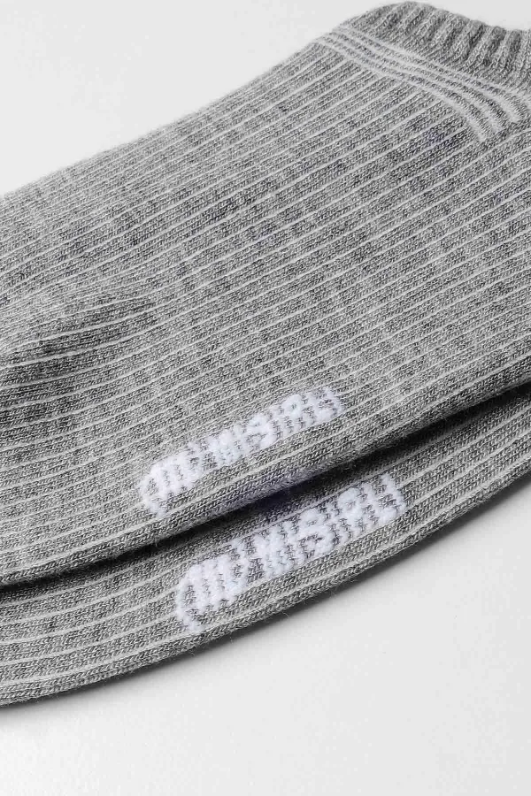 Mısırlı Kadın Bambu Tekli Yazlık No Show Çorap Gri