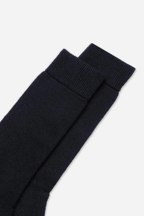Mısırlı Unisex Thermal Single Socket Socks Navy Blue