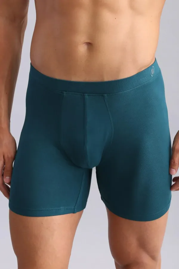 Mısırlı BAMBOO ZEUS Regular Fit Long Boxer Fit Green