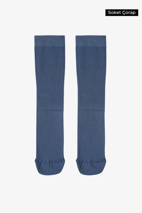 Egyptian Unisex Bamboo Flight and Pilot Socks with Special Tightening Technology, Navy Blue Egyptian Unisex Bamboo Flight and Pilot Socks with Special Tightening Technology, Navy Blue