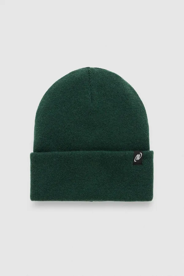 Bonnet plat unisexe en laine égyptienne torsadée - Vert Javier