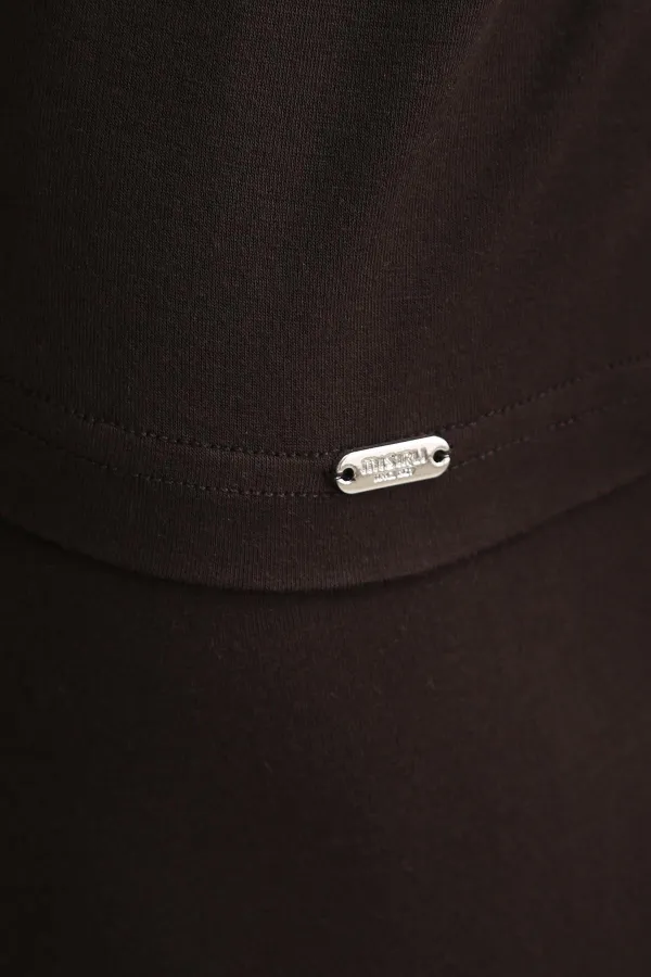 Mısırlı BAMBU ZEUS LUXURY Regular Fit V Yaka Fanila / T-Shirt Kahverengi