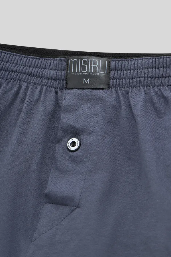 Mısırlı Men's Cotton Ares Boxer Shorts Smoke Grey