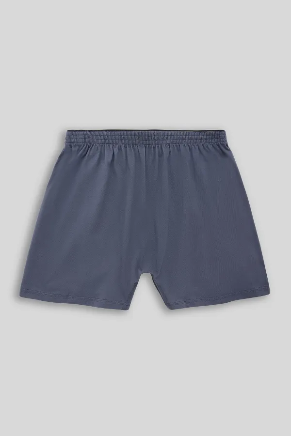 Mısırlı Men's Cotton Ares Boxer Shorts Smoke Grey