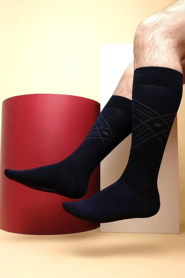 Mısırlı Erkek Modal Tekli Soket Çorap Lacivert