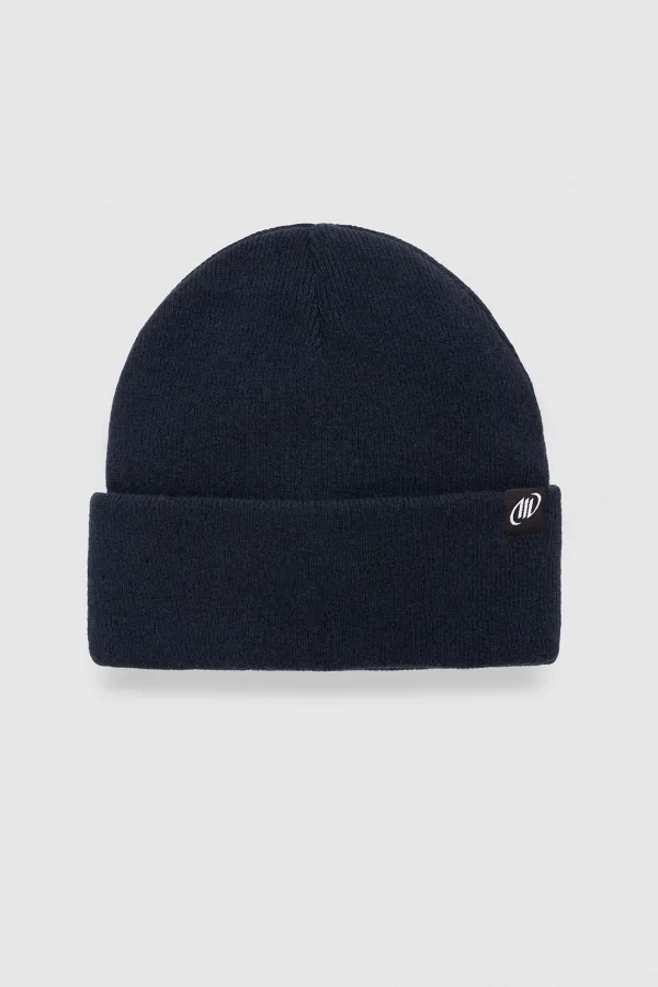 Mısırlı Unisex Yün Kıvrık Düz Bere - Javier Lacivert
