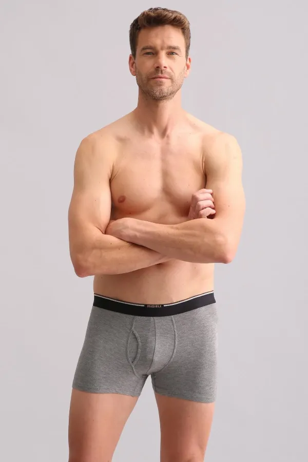 Mısırlı BAMBU SPARTACUS PERFORMANCE Boxer Gri Melanj