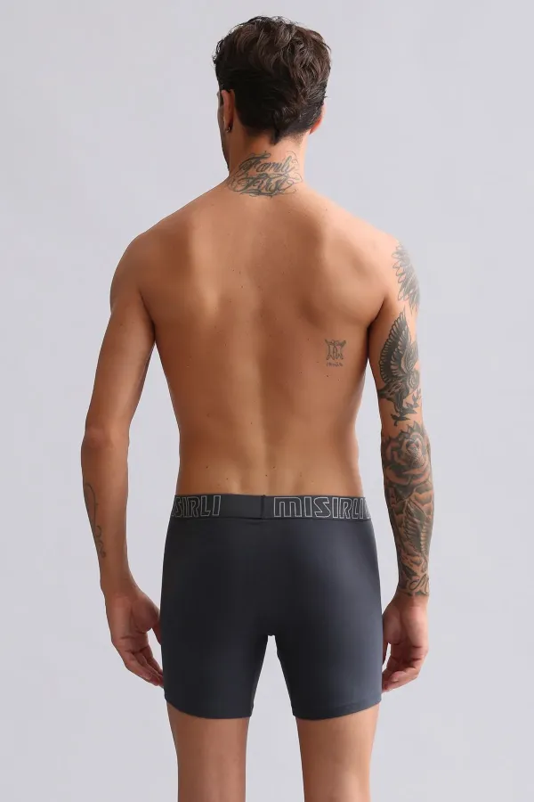Mısırlı Modal By TENCEL SPARTACUS PERFORMANCE Long Boxer Antrasit