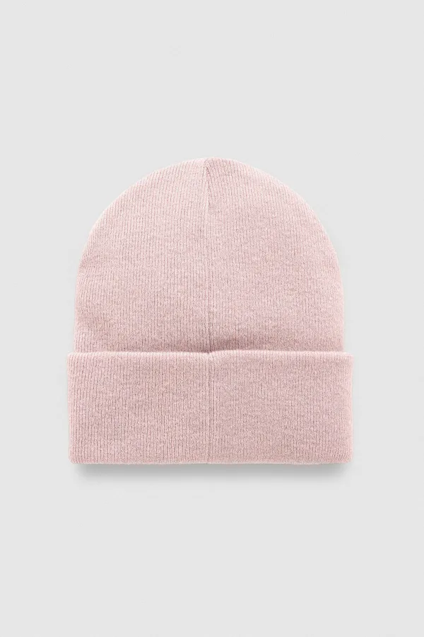 Mısırlı Unisex Wool Twisted Flat Beanie - Javier Pink