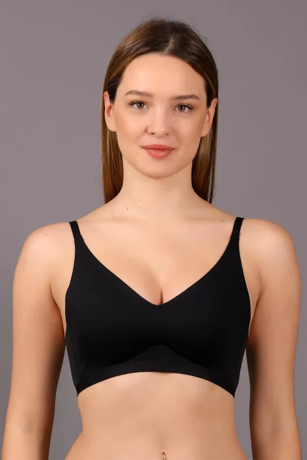 Mısırlı New Bra Balensiz Hayalet Bralet Sütyen Siyah