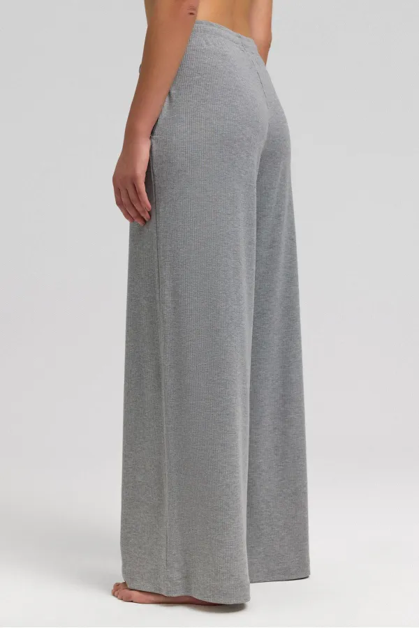 Mısırlı Women's Corset Draped Trousers Grey Melange