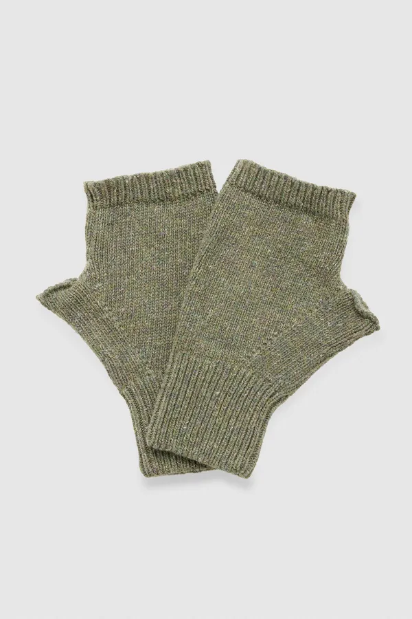 Unisex Yün Bere Eldiven Takımı - Milda Yeşil