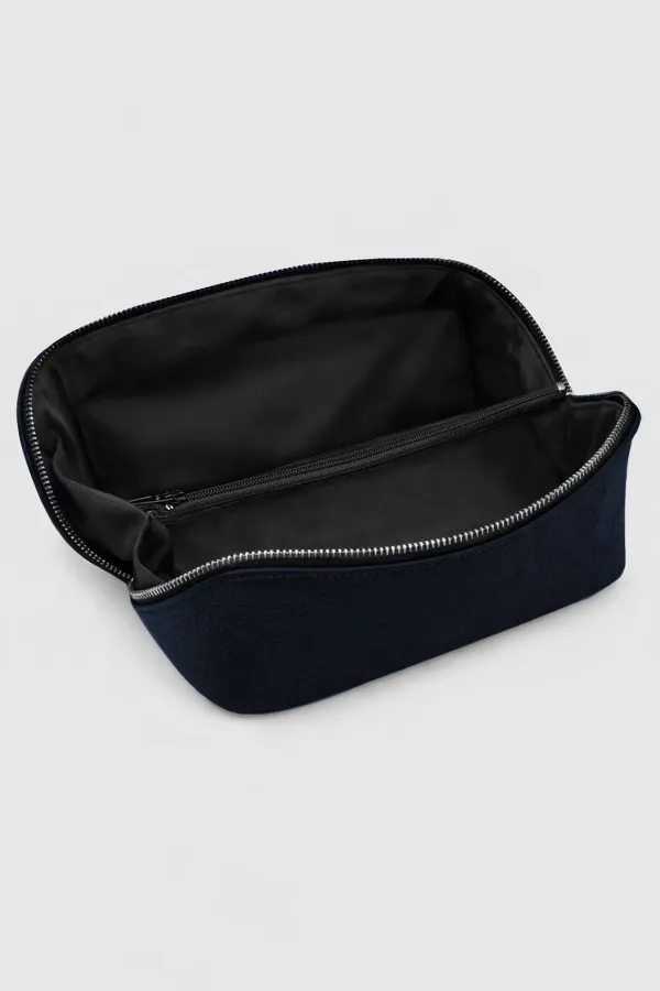 Sac en cuir pour homme bleu marine