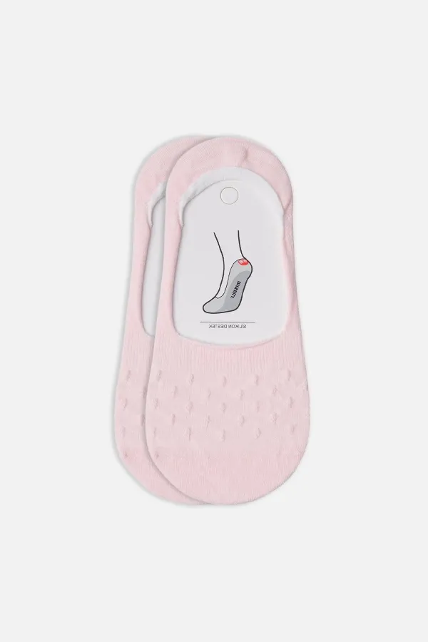 Chaussettes de ballet d'été roses en coton égyptien pour femmes