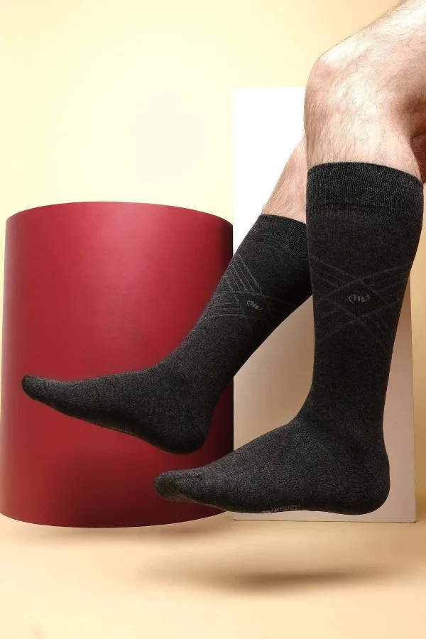 Mısırlı Erkek Modal Tekli Soket Çorap Antrasit