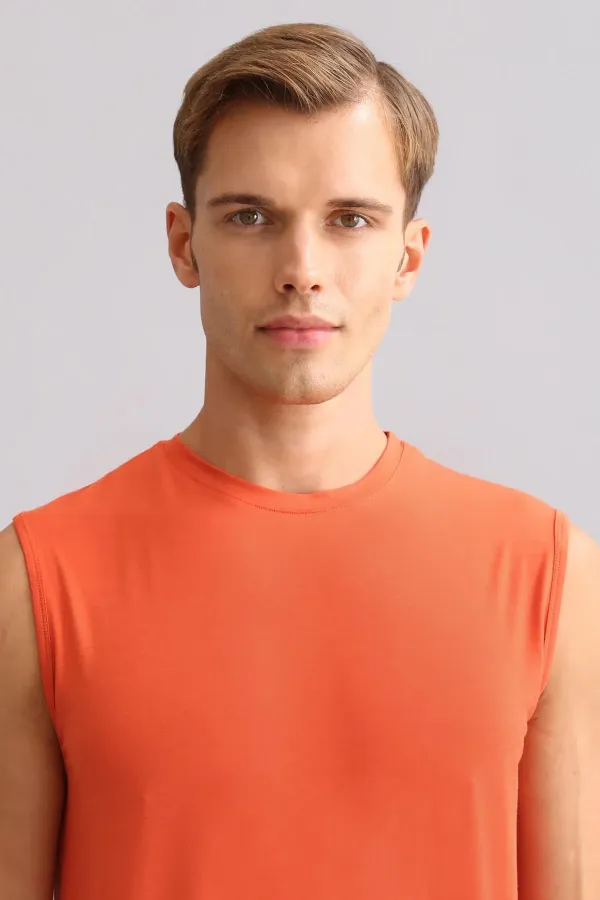 Mısırlı ORGANIC Pamuklu ZEUS LUXURY Regular Fit Bisiklet Yaka Sporcu Atlet / T-Shirt Pas Kırmızı