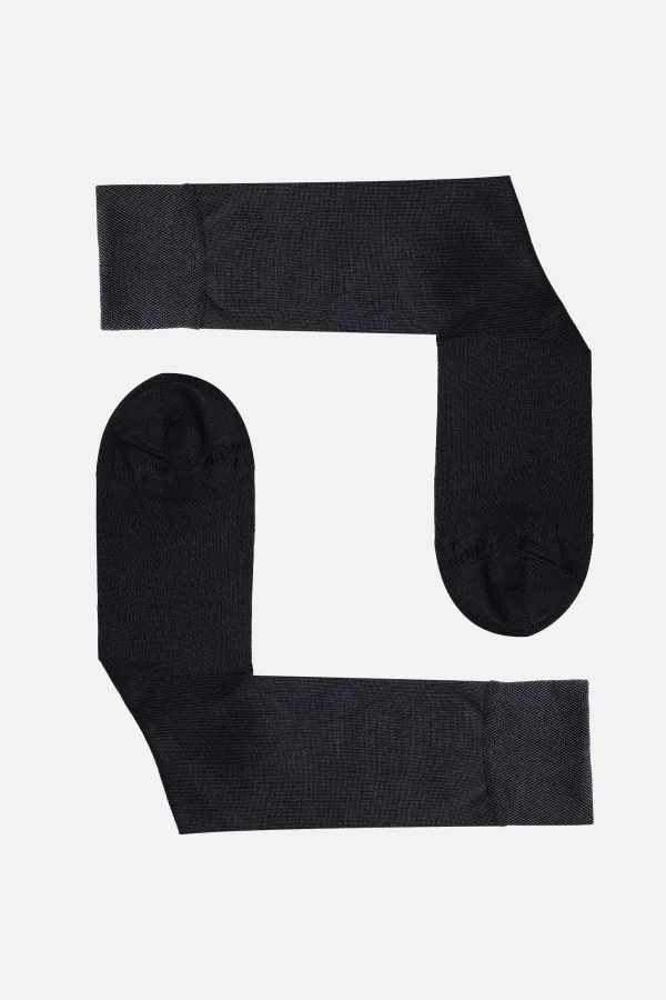 Mısırlı Erkek Merserize Tekli Uzun Çorap Antrasit