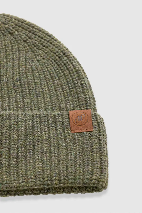 Unisex Yün Bere Eldiven Takımı - Milda Yeşil