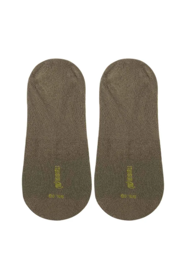 Mısırlı Kadın Bambu Tekli Yazlık Babet Çorap Haki