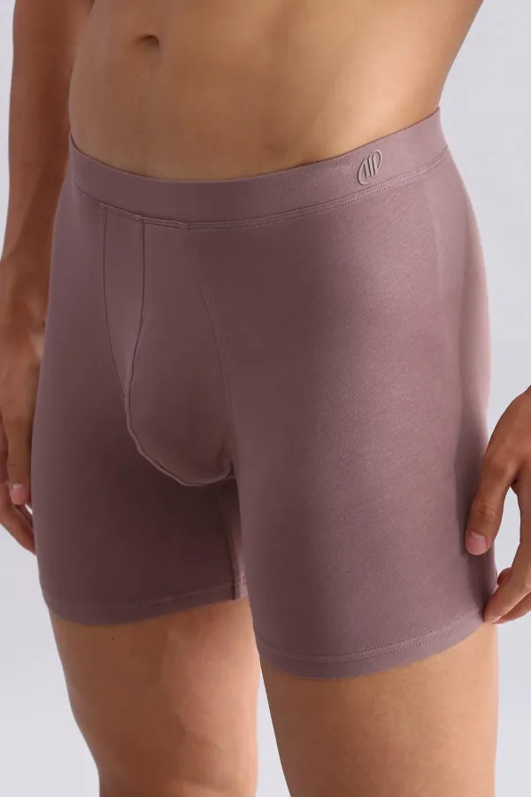 Mısırlı BAMBU ZEUS Regular Fit Long Boxer Lavender