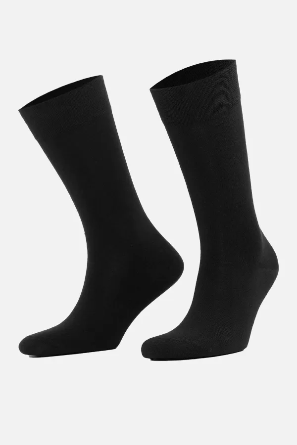 Mısırlı Erkek Bambu Tekli Soket Çorap Siyah