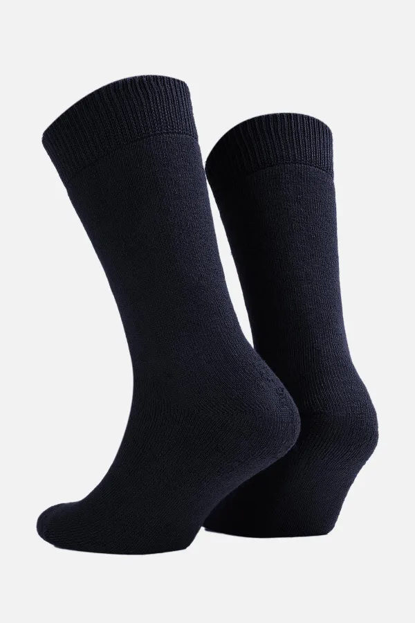 Mısırlı Unisex Thermal Single Socket Socks Navy Blue