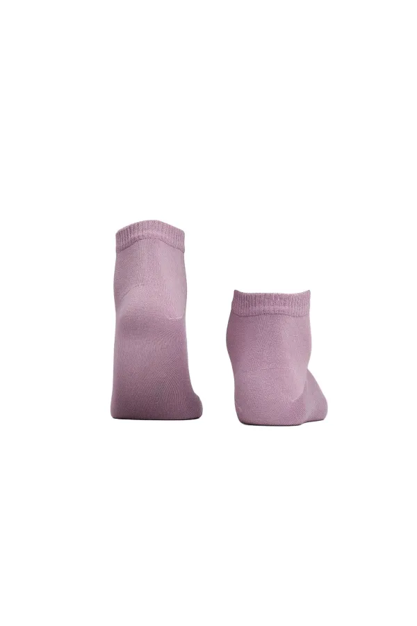Chaussettes unisexes en bambou pour diabétiques, couleur lavande