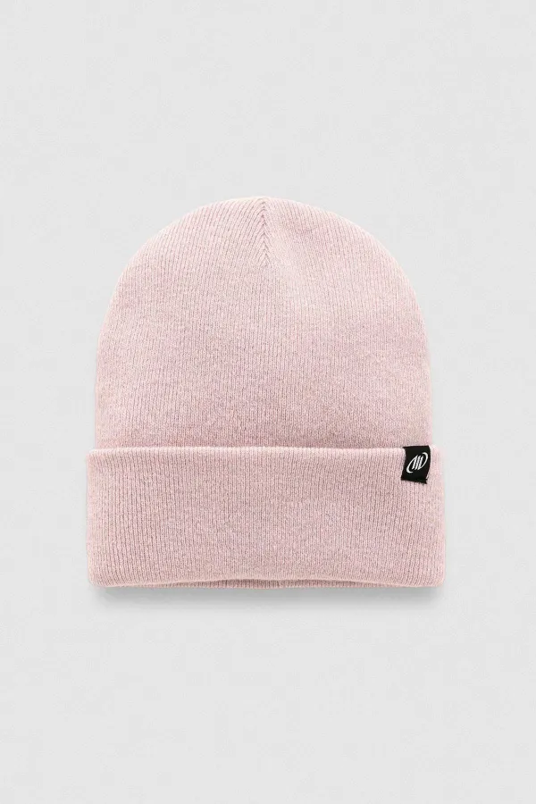 Mısırlı Unisex Wool Twisted Flat Beanie - Javier Pink