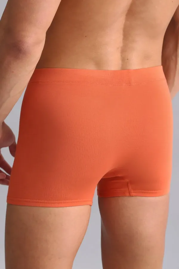 Mısırlı BAMBOO ZEUS Regular Fit Boxer Shorts Rust Red
