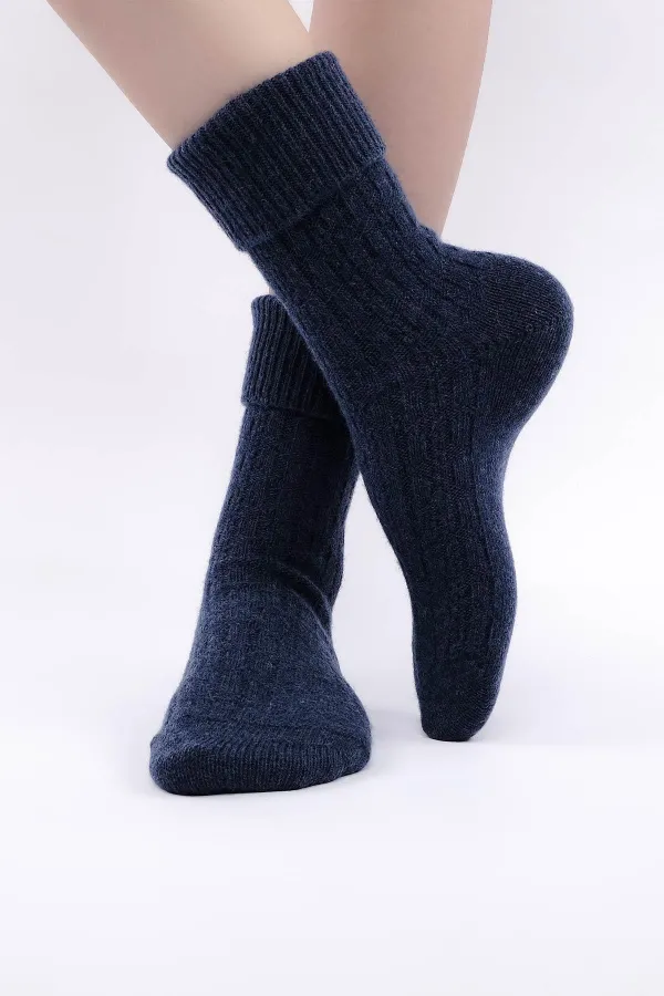 Jean chaussette simple incurvée en laine de mouton pour femme égyptienne